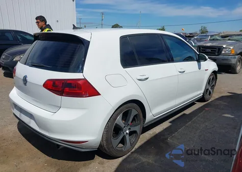 2016 Volkswagen Gti S/Se/Autobahn из США, поврежденный, VIN 3VW4T7AU4GM041187